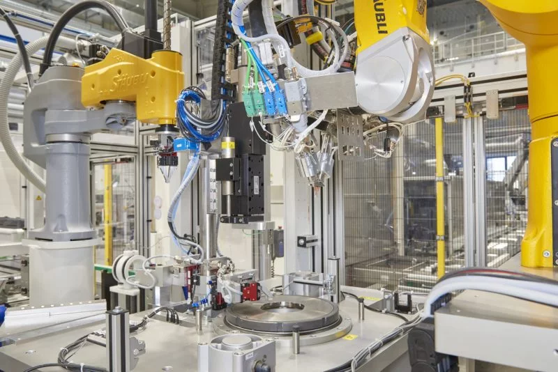 Montagelinie_Rotor_Assembly_line_rotor