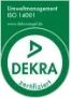 DEKRA Zertifikat: Umweltmanagement ISO 14001