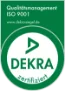 DEKRA Zertifikat: Qualitätsmanagement ISO 9001