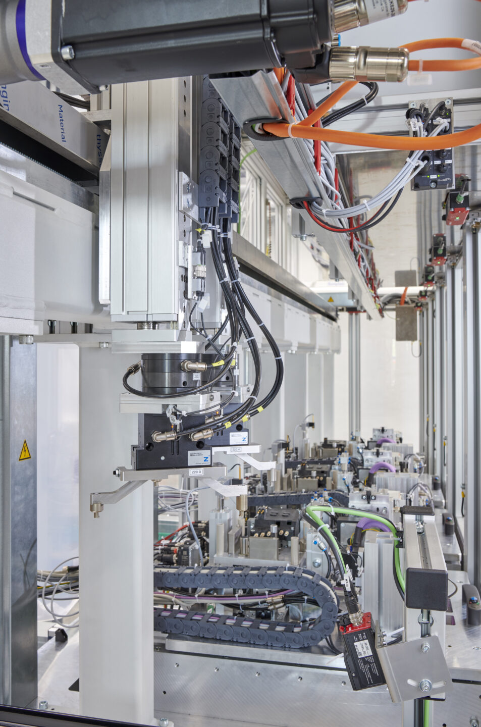 Innenansicht EOL Prüfung Inverter