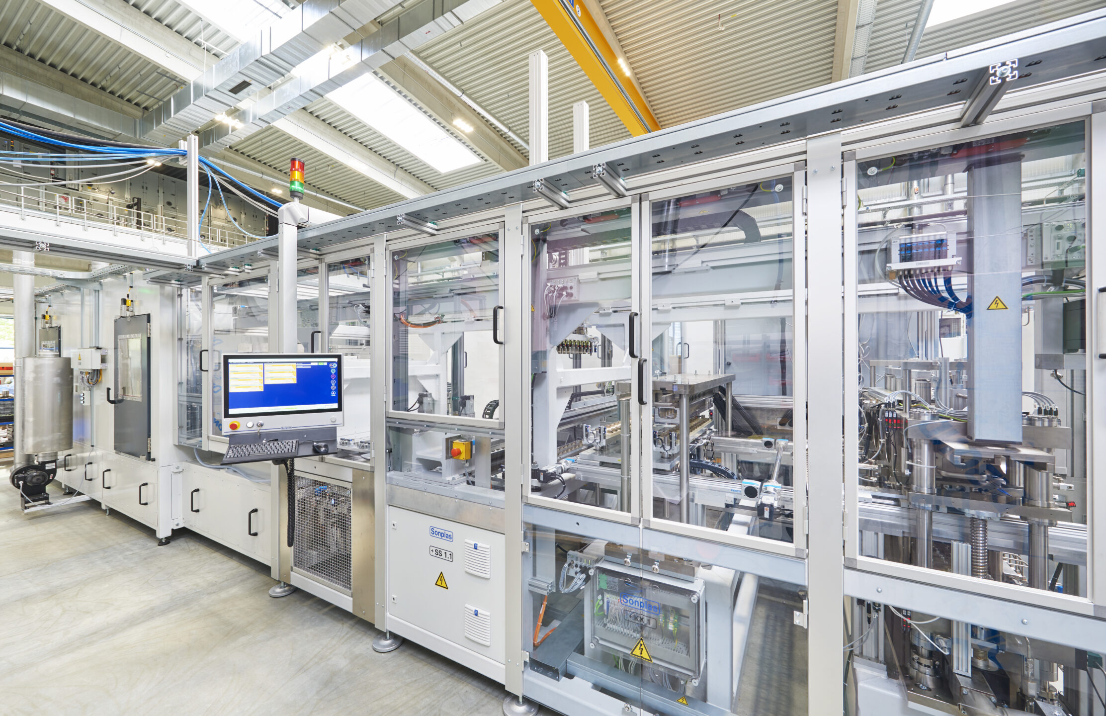 Außenansicht Kalibrieranlage Drucksensor